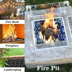 5 Inch Black Round Ceramic Fire Balls For Fire Pit, Tempered Fire Stones For Natural Or Propane Fireplace, Set Of 6 Reusable Fireballs -Cheap Grill Store 818sGJJbatL. AC SL1500