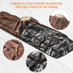 16" Large Gas Fireplace Ceramic Wood Logs And Ceramic Pine Corns Set For Firebowl, Vented, Propane, Electric Gas Fire Pits, Fireplace Decorative -Cheap Grill Store 8194w5qj92L. AC SL1500