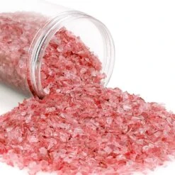 Pink Crushed Fire Glass Reflective Tempered Pebbles Gravel Marbles For Crafts Resin Art, Garden Decoration, Fireplace, 2 Pounds Jar 3-6mm -Cheap Grill Store 8199HQjDc8L. AC SL1500
