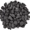 Black Lava Rock 10 Pounds 0.2-0.3'' Volcanic Lava Stones For Indoor Outdoor Fire Pits Fireplaces Gas Grill And Landscaping