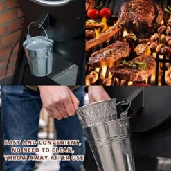 18 Pack Grease Bucket Liners For Traeger, Pit Boss, Oklahoma Joe's, GMG Etc BBQ Grills, Smoker Bucket Accessories -Cheap Grill Store 81Ao4FwcrQL. AC SL1500