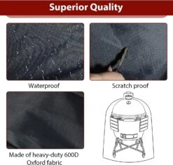 34 Inch Dia Full Cover For XLarge Big Green Egg Kamado, Big Grill Joe Ceramic Grills -Cheap Grill Store 81ECI4MoQ1L. AC SL1500