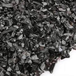2 Lbs Jar 3-6mm Onyx Black Crushed Fire Pit Glass Glitter Glass Pebbles Gravel Stone For Crafts Resin Art, Garden Decoration, Fireplace -Cheap Grill Store 81HYe4YyABL. AC SL1500