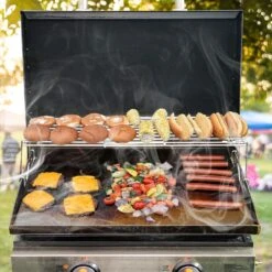 Universal Warming Rack For Blackstone 17/22 Inch Griddle, For Most 17"-26" Griddle/Gas Grill, Adjustable Top Grill Rack -Cheap Grill Store 81Ij9BFNuLL. AC SL1500