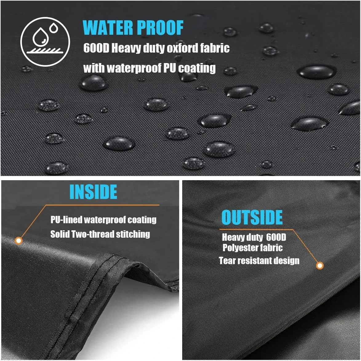 61500 Premium Grill Cover For Napoleon 450, 485, L485, LA400, LD485, Lex485, M485, P450, P500, Pro500, PT450, TR485, Prestige PRO500 Series Gas Grills 5 61500 Premium Grill Cover For Napoleon 450, 485, L485, LA400, LD485, Lex485, M485, P450, P500, Pro500, PT450, TR485, Prestige PRO500 Series Gas Grills - Image 3