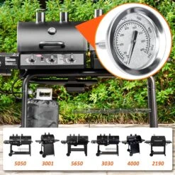 Temperature Gauge Thermometer For Char-Griller 5050, 5650, 5252, 3001, 3030, 2190 Grills -Cheap Grill Store 81MFrG3AlcL. SL1500