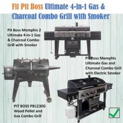 Thermometer For Pit Boss 2, 3 Series Vertical Smoker, Memphis Ultimate And PB1230 Combo Grills -Cheap Grill Store 81MopP ru8L. SL1500