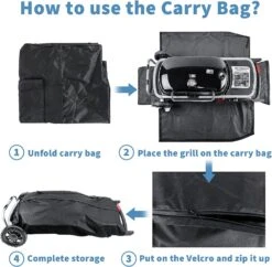 Premium Grill Cover For Weber 9010001, 9011701, Traveler, Traveler RV Traveler Grills, 7030 Cargo Protector Storage Bag -Cheap Grill Store 81NmC2VBrKL. AC SL1500