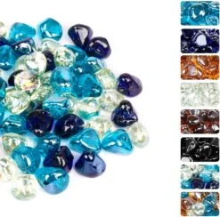 Fire Glass Diamonds Luster Reflective Tempered Rocks For Fire Pit, 10 Pounds 1 Inch For Natural Or Propane Fireplace -Cheap Grill Store 81OY3WhmXOL. AC SL1500