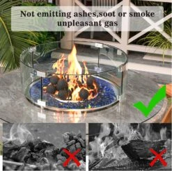 4 Inch Black Round Ceramic Fire Balls For Fire Pit, Tempered Fire Stones For Natural Or Propane Fireplace, Set Of 12 Reusable Fireballs -Cheap Grill Store 81Ok5l5PBkL. AC SL1500