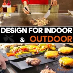 34 Pcs Griddle Accessories Kit, Flat Top Grill Tools Set For Blackstone, Camp Chef, Etc, Grilling Spatula, Scraper, Carry Bag, Cleaning Accessories -Cheap Grill Store 81TfyH49BIL. AC SL1500