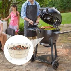 Charcoal Ash Basket Firebox With Heat Deflector For Char-Griller Akorn Kamado Kooker Charcoal Grills -Cheap Grill Store 81UT1LPfU3L. AC SL1500