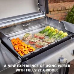 Full Size Griddle For Weber Genesis 300 Series E310, E320, E330, S310, S320, S330 (2007-2016), Carbon Steel Griddle Insert With Handle -Cheap Grill Store 81WoQZUabHL. AC SL1500
