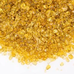 2 Lbs Jar 3-6mm Gold Round Crushed Fire Pit Glass Glitter Glass Pebbles Gravel Stone For Crafts Resin Art, Garden Decoration, Fireplace, Vases Filler -Cheap Grill Store 81YJNAUwFGL. AC SL1500