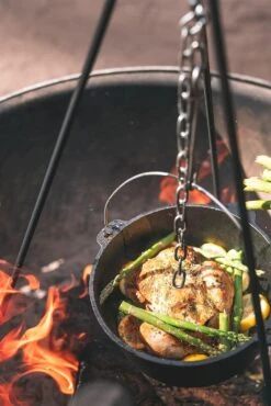 Heavy-Duty Steel Cooking Tripod Open Fire Camp Fire Tripod For Outdoor Fire Pit, Campfire, Backyard, Patio, Garden, Picnics Uses -Cheap Grill Store 81YdZXXYbKL. AC SL1500