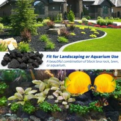 Black Premium Lava Rock 10 Pounds 2 - 4'' Lava Stones Granules For Indoor Outdoor Fire Pits Fireplaces Gas Grill, Fish Tank And Landscaping -Cheap Grill Store 81ZhJGF YHL. AC SL1500