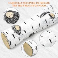 6Pcs Gas Fireplace Ceramic Fiber Fake Wood Logs Set For Gas Fireplace, Indoor Inserts, Outdoor Firebowl, Fire Pits, Vented, Linear Fire Pits -Cheap Grill Store 81alJyCvuSL. AC SL1500