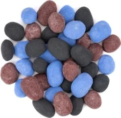24pcs Brick Red Light Weight Ceramic Fiber Pebble Stones For Indoor, Gas Inserts, Ventless, Vent Free, Electric, Outdoor Fireplaces And Fire Pits -Cheap Grill Store 81gpFXIChmL. AC SL1500 1