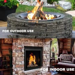 4Pcs Small Birch Ceramic Wood Logs & Accessories For All Types Of Gas Fire Pits Inserts, Ventless & Vented, Propane, Gel, Ethanol, Outdoor Fireplaces 14 4Pcs Small Birch Ceramic Wood Logs & Accessories For All Types Of Gas Fire Pits Inserts, Ventless & Vented, Propane, Gel, Ethanol, Outdoor Fireplaces -Cheap Grill Store 81hbYGPEvLL. AC SL1500