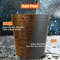 5.2 Gallon Coal Ash Bucket, Pellet Container And Pellet Storage Bucket For Fireplace, Stoves, Pellet Grills -Cheap Grill Store 81kF3Cgvm3L. AC SL1500