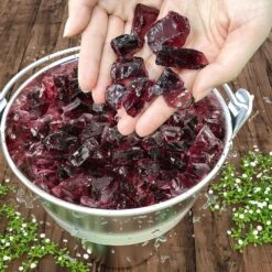 10 Pounds 1/2'' Wine Red Tempered Fire Glass Rocks For Fire Pit For Gas Fireplace, Safe For Outdoors And Indoors Decoration -Cheap Grill Store 81lSaODng L. AC SL1500