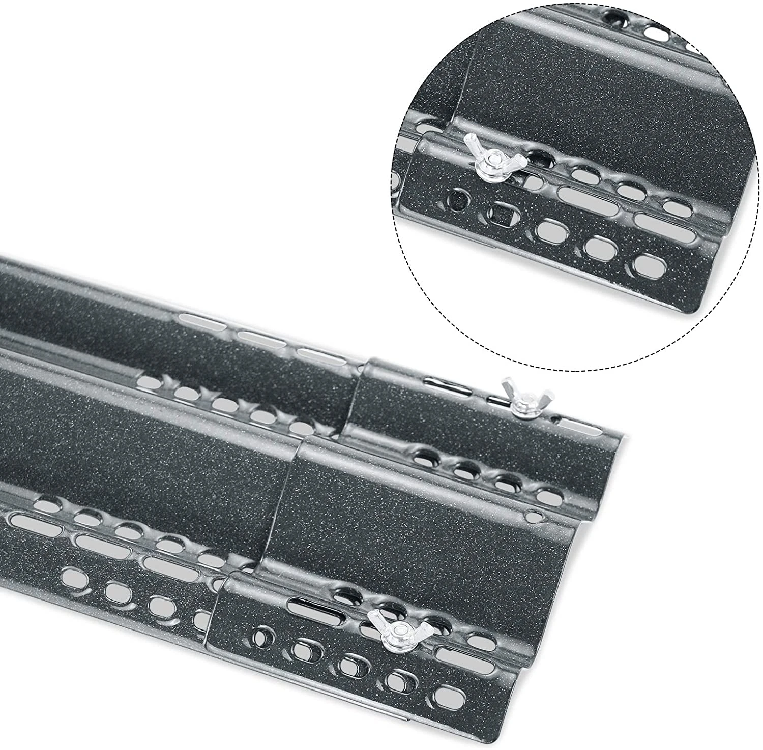 4Pcs Heat Plates Shield Sear Plate Replacement Parts For Saber Gas Grills 12 4Pcs Heat Plates Shield Sear Plate Replacement Parts For Saber Gas Grills - Image 10