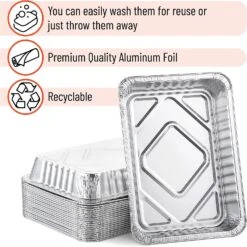 6415 22 Pack Silver Small Drip Pans Fits Weber Charcoal Kettles, Pulse, Weber Q Series, Spirit And Genesis Series Grills -Cheap Grill Store 81nFhdjDMiL. AC SL1500