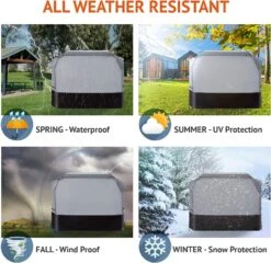 Large Grill Cover 76'' W X 28.3" D X 46.1" H Fits For Napoleon P665, P665NSS, P665NK, P665PK, P665PSS, PRESTIGE 665 Grills -Cheap Grill Store 81o9yeiRrOL. AC SL1500