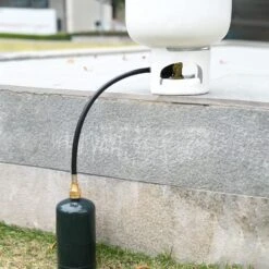 Solid Brass 1LB Bottle Propane Refill Adapter, 1/4'' Female NPT X 1''-20 Female Throwaway Cylinder, LP Gas Fitting For Grill, Camping, RV, Trailer -Cheap Grill Store 81oagpa0rfL. AC SL1500