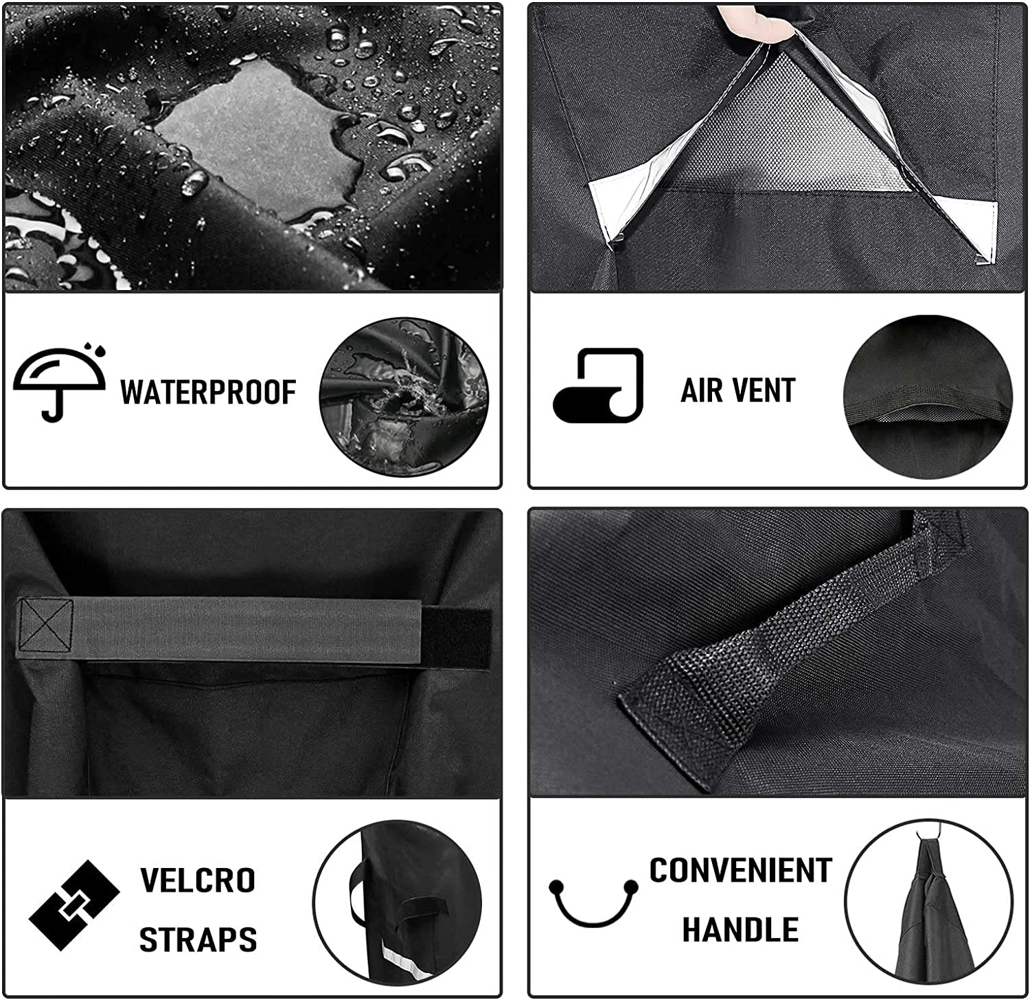 Premium Grill Cover For Broil King 3 Burner Gas Grills, 58L X 25W X 44.5H 5 Premium Grill Cover For Broil King 3 Burner Gas Grills, 58L X 25W X 44.5H - Image 3