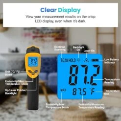 Infrared Thermometer Temperature Digital Heat Gun For Pizza Oven, Cooking, Laser Tool For Griddle, Grill, HVAC Refrigerator -58°F To 842°F -Cheap Grill Store 81qp3aYDJCL. AC SL1500