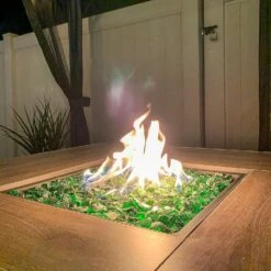 10 Pounds 1/2'' Emerald Green Tempered Fire Glass Rocks For Fire Pit For Gas Fireplace, Safe For Outdoors And Indoors Decoration -Cheap Grill Store 81rn7ON6uIL. AC SL1500