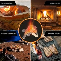 5Pcs Ceramic Wood Fake FireLogs For Indoor Gas Inserts, Ventless & Vented, Propane, Gel, Ethanol, Electric Or Outdoor Fireplaces & Fire Pits 15 5Pcs Ceramic Wood Fake FireLogs For Indoor Gas Inserts, Ventless & Vented, Propane, Gel, Ethanol, Electric Or Outdoor Fireplaces & Fire Pits -Cheap Grill Store 81vFU1rve2L. AC SL1500
