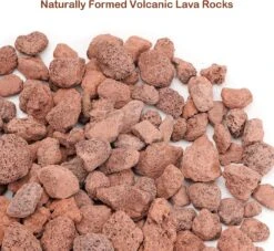 Red Premium Lava Rock 10 Pounds Volcanic Lava Stones Granules For Indoor Outdoor Fire Pits Fireplaces Gas Grill, Fish Tank And Landscaping (0.8"-1.2") -Cheap Grill Store 914yPO43T4L. AC SL1500