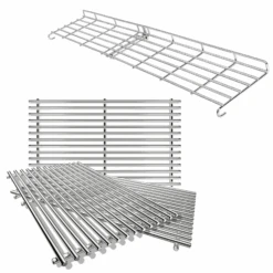 Grill Grates 66089 + Warming Rack 66045 For Weber Genesis II, Genesis II LX 400 Series 2017, E-410/S-410, E-440/S-440, II 435