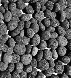 10 Lbs 2 - 3'' Black Grey Premium Pebbles Lava Rock Natural Tumbled Stones For Indoor Outdoor Gas Fire Pit, Fireplaces, Garden Landscaping Decoration