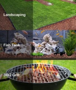 Red Premium Lava Rock 10 Pounds Volcanic Lava Stones Granules For Indoor Outdoor Fire Pits Fireplaces Gas Grill, Fish Tank And Landscaping (0.8"-1.2") -Cheap Grill Store 91Ke5RuwyGL. AC SL1500