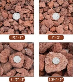 Red Premium Lava Rock 10 Pounds Volcanic Lava Stones Granules For Indoor Outdoor Fire Pits Fireplaces Gas Grill, Fish Tank And Landscaping (0.8"-1.2") -Cheap Grill Store 91Nr i3hs2L. AC SL1500