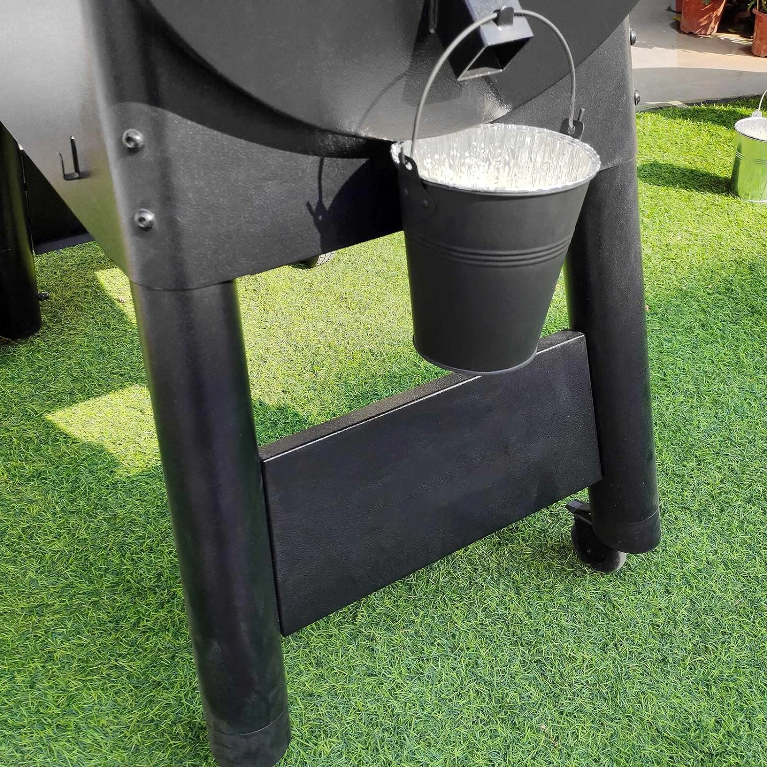 Drip Gease Bucket And 15 Pack Disposable Foil Liners For Most Pit Boss Wood Pellet Smoker Grills 8 Drip Gease Bucket And 15 Pack Disposable Foil Liners For Most Pit Boss Wood Pellet Smoker Grills - Image 6