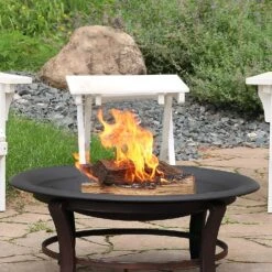 39" Wood Burning Fire Bowl For DIY Or Existing Fire Pits High Temperature Paint Finish Accessories For Outdoor Patios, Backyards & Camping Uses 17 39" Wood Burning Fire Bowl For DIY Or Existing Fire Pits High Temperature Paint Finish Accessories For Outdoor Patios, Backyards & Camping Uses -Cheap Grill Store 91tAjpA4unL. AC SL1500 1