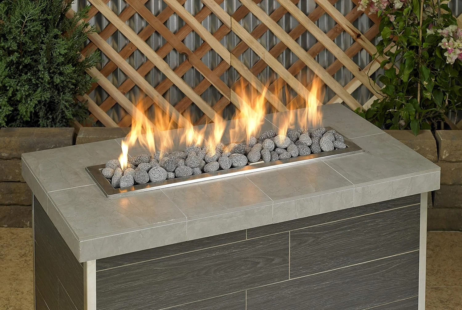 10 Lbs 1 - 2'' Black Grey Premium Pebbles Lava Rock Natural Tumbled Stones For Indoor Outdoor Gas Fire Pit, Fireplaces, Garden Landscaping Decoration 6 10 Lbs 1 - 2'' Black Grey Premium Pebbles Lava Rock Natural Tumbled Stones For Indoor Outdoor Gas Fire Pit, Fireplaces, Garden Landscaping Decoration - Image 4