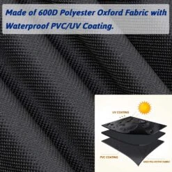 Grill Cover For Costway 3-in-1 Vertical Charcoal Smoker Portable BBQ Grill, Waterproof 24"W X 35"H -Cheap Grill Store 99.WB7148 3