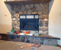 Fireplace Guard Bumpers With Two Corner Protectors, Soften Edges Hearth Pad Kit, Baby Proofing Head Protector, Chocolate Brown -Cheap Grill Store B002SG7JT4 3