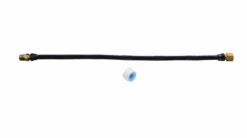 1/2" OD X 3/8" ID 24" Non-Whistle Flexible Flex Gas Line Connector Kit For NG Or LP Fire Pit And Fireplace 7 1/2" OD X 3/8" ID 24" Non-Whistle Flexible Flex Gas Line Connector Kit For NG Or LP Fire Pit And Fireplace -Cheap Grill Store B01LYX3MQ8 2