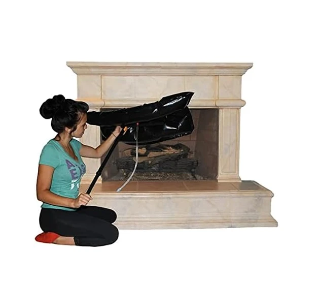 Fireplace Draft Stopper (large Plug - Fits Most Masonry Fireplaces With Dampers Up To 38x16") 4 Fireplace Draft Stopper (large Plug - Fits Most Masonry Fireplaces With Dampers Up To 38x16") - Image 2