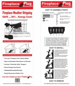 Fireplace Draft Stopper (large Plug - Fits Most Masonry Fireplaces With Dampers Up To 38x16") 10 Fireplace Draft Stopper (large Plug - Fits Most Masonry Fireplaces With Dampers Up To 38x16") -Cheap Grill Store B01N782VQ2 3