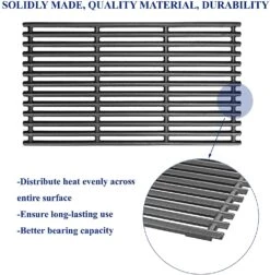 Grill Grates 3 Pcs For Lowe's For 606682, 639322, 17 X 28-1/2, Cast Iron Grill Replacement Parts -Cheap Grill Store B07SL4BG2K 3