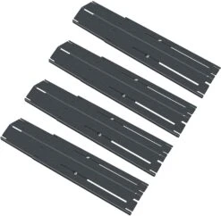 Heat Plates Shield 4Pcs Kit For Brinkmann 810-2200-0, 810-2300-0 Etc, 11.75 To 21 X 3.75''