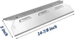 Heat Plates Sheild Tent For Kenmore 146.23678310, 146.23679310, 146.20164510, 146.03505410 Grills, 3Pcs Parts Kit 14 7/8 X 5'' -Cheap Grill Store B07X5L15KY 2