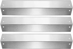 Heat Plates 3Pcs Fits Char-Griller 3000, 3001, 3008, 3030, 3070, 3072, 4000 Grills, 18 15/16 X 3 7/8 Replacement Parts